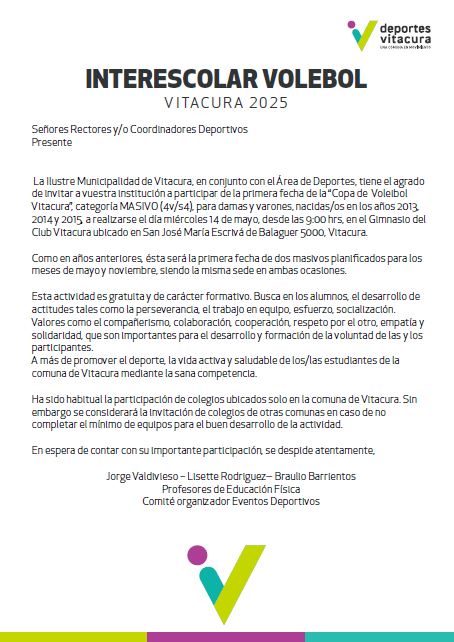Invitación oficial